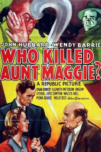 Who Killed Aunt Maggie? (1940) poster