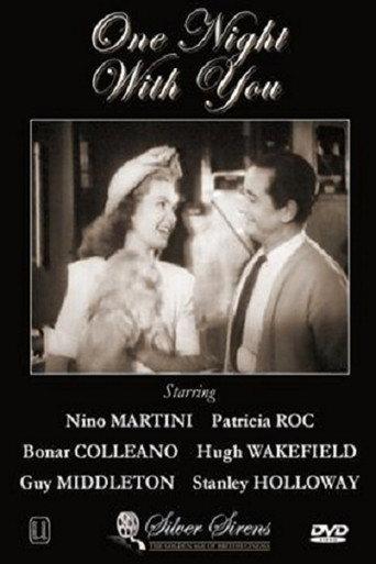 One Night with You (1948) poster