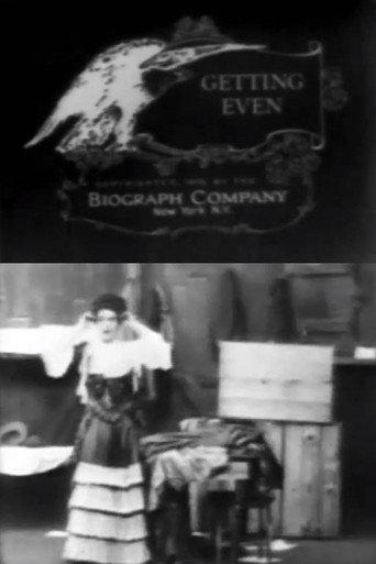 Getting Even (1909) poster