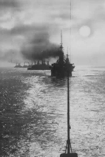 Warships at Sunset (1900) poster
