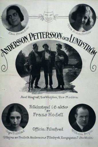 Andersson, Pettersson and Lundström (1923) poster