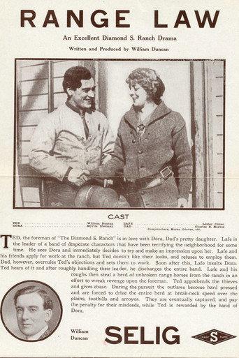 The Range Law (1913) poster