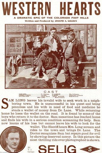 Western Hearts (1911) poster