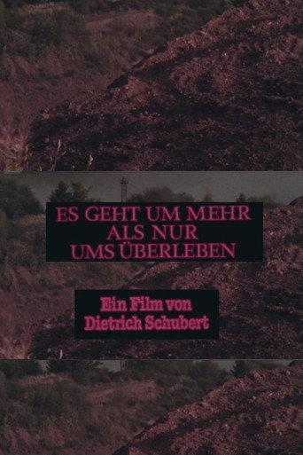 Es geht um mehr als nur ums Überleben (1982) poster
