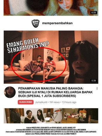 PENAMPAKAN MANUSIA PALING BAHAGIA: SEBUAH UJI NYALI DI RUMAH KELUARGA BAPAK BUDI (SPESIAL 1 JUTA SUBSCRIBERS) (2023) poster