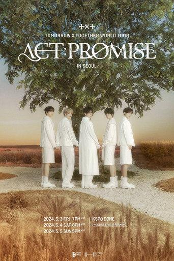 TOMORROW X TOGETHER WORLD TOUR 'ACT:PROMISE' (2024) poster