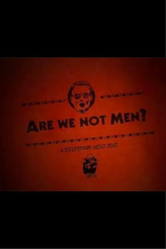 Are We Not Men? () poster