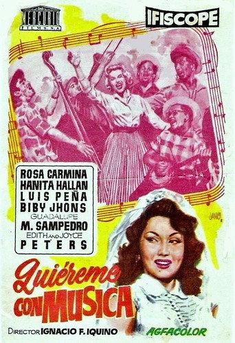 Quiéreme con música (1957) poster