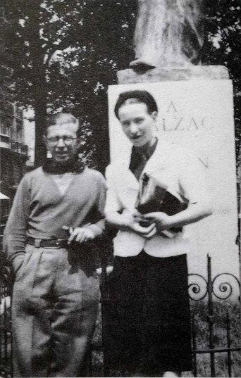 Jean-Paul Sartre et Simone de Beauvoir () poster