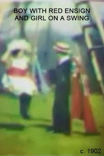 Boy with Red Ensign and Girl on a Swing (2012) poster