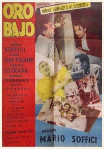Oro bajo (1956) poster