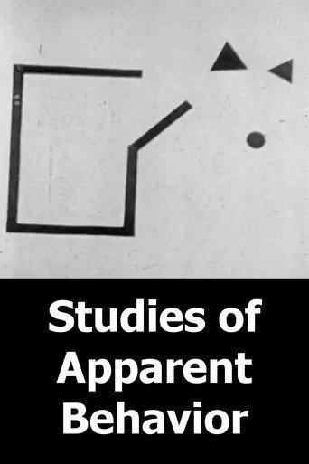 Studies of Apparent Behavior (1943) poster