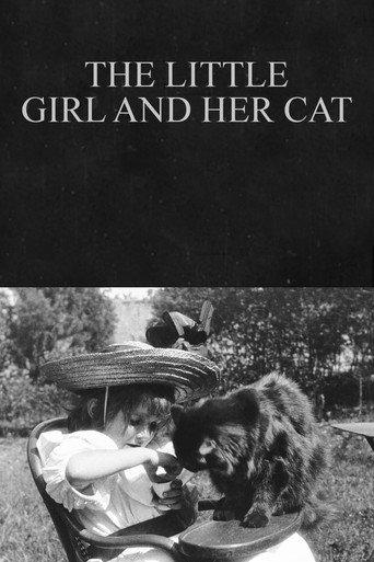 The Little Girl and Her Cat (1899) poster