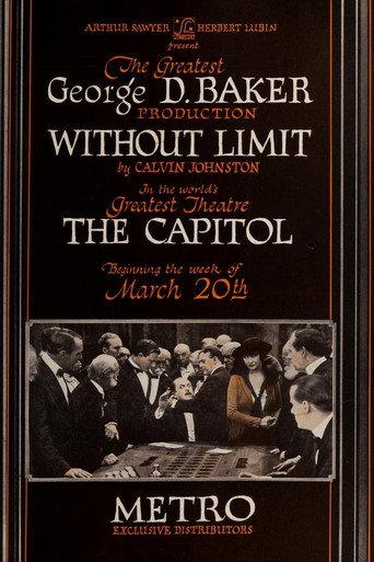 Without Limit (1921) poster