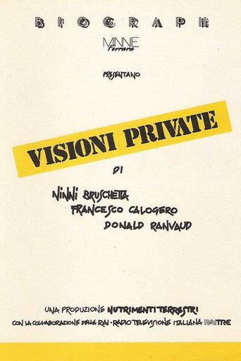Visioni private (1990) poster