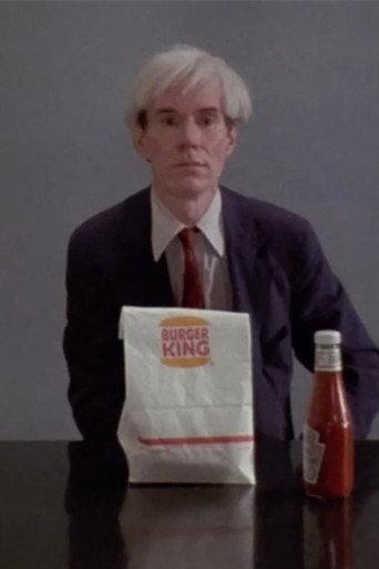 Andy Warhol Eating a Hamburger (1982) poster