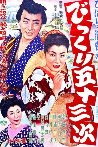 Surprising 53 Stations of the Tokaido (1954) poster