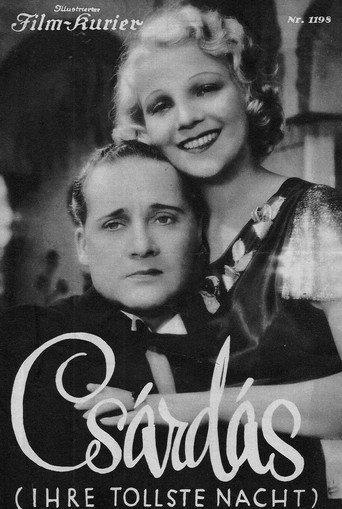 Rozpustilá noc (1934) poster