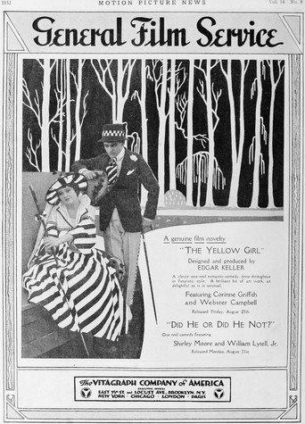 The Yellow Girl (1916) poster