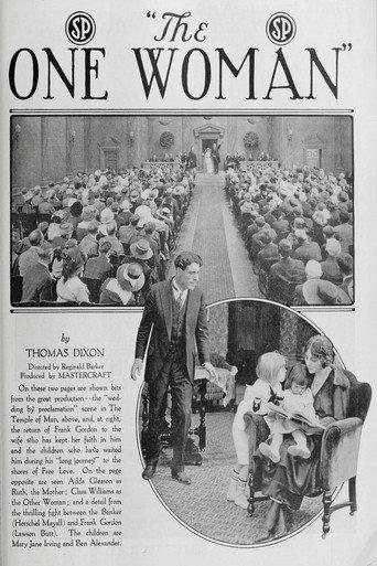 The One Woman (1918) poster