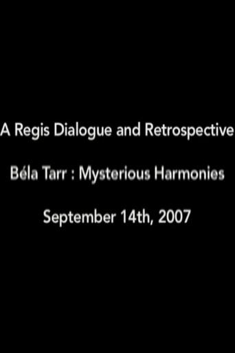 Béla Tarr: Mysterious Harmonies (2008) poster