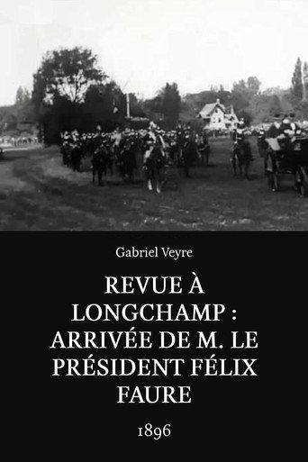 Revue à Longchamp: Arrivée de M. le président Félix Faure (1898) poster