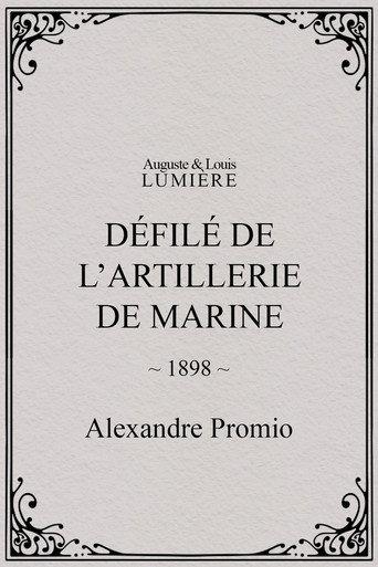 Défilé de l’artillerie de marine (1898) poster