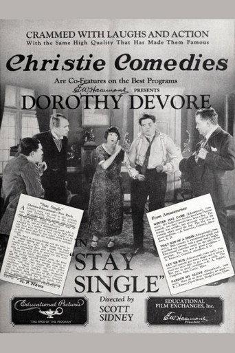 Stay Single (1924) poster