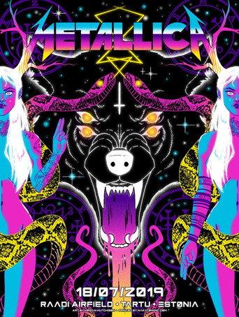 Metallica at Raadi Airfield Estonia in Tartu () poster