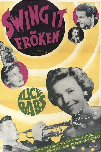 Swing it, fröken (1956) poster