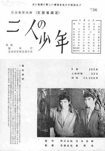 Futari no shônen (1962) poster