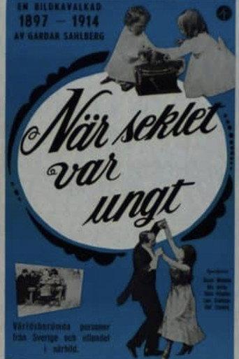 När seklet var ungt (1961) poster