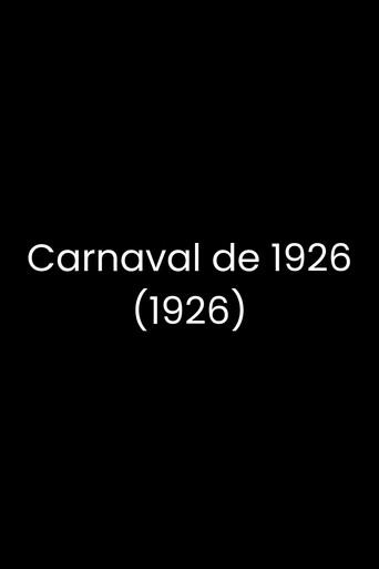 Carnaval de 1926 (1926) poster