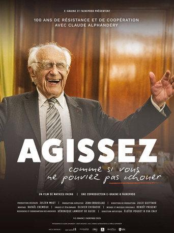 Agissez comme si vous ne pouviez pas échouer (2026) poster