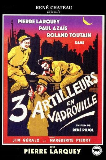 Three Artillerymen on the Move (1938) poster