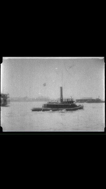 Boats in the New York Harbor (1896) poster