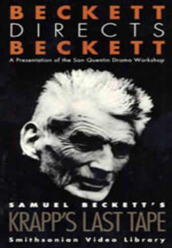 Beckett Directs Beckett: Krapp's Last Tape by Samuel Beckett (1988) poster
