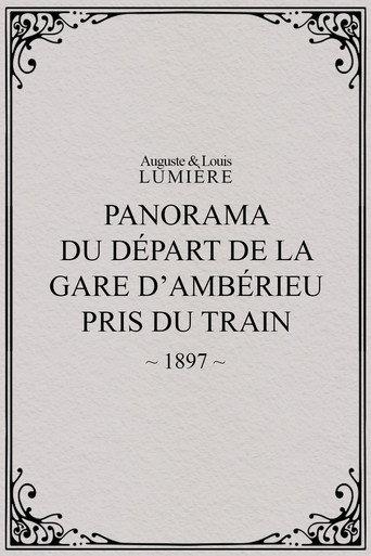Panoramic View of the Departure from Ambérieu Station taken from the Train (Snowy Conditions) (1897) poster