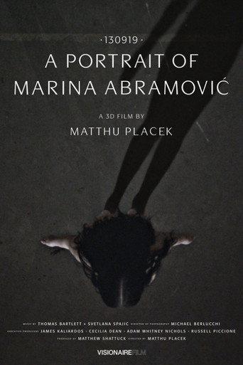 130919 • A Portrait of Marina Abramovic (2013) poster