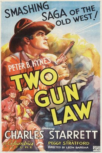 Two Gun Law (1937) poster