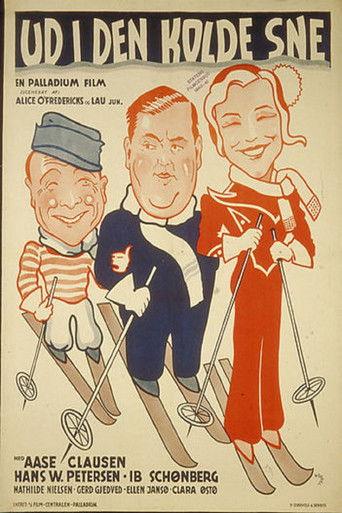 Ud i den kolde sne (1934) poster