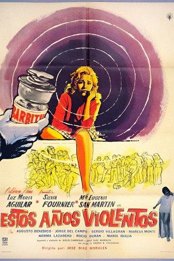 Estos años violentos (1962) poster