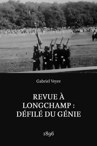 Review at Longchamp: Parade of the Genie (1898) poster