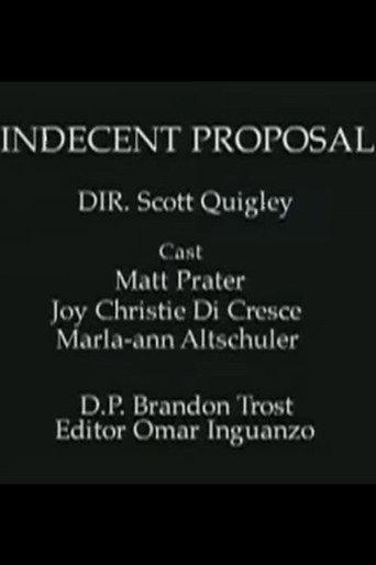 Indecent Proposal (2001) poster
