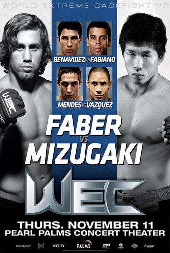 WEC 52: Faber vs. Mizugaki (2010) poster