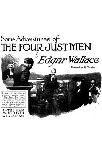 The Four Just Men (1921) poster