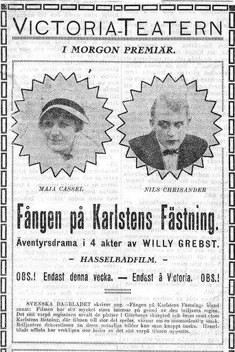 The Prisoner of Karlsten's Fortress (1916) poster