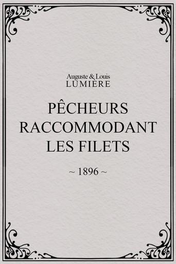 Pêcheurs raccommodant les filets (1896) poster