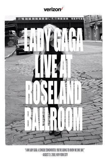 Lady Gaga Live at Roseland Ballroom (2014) poster