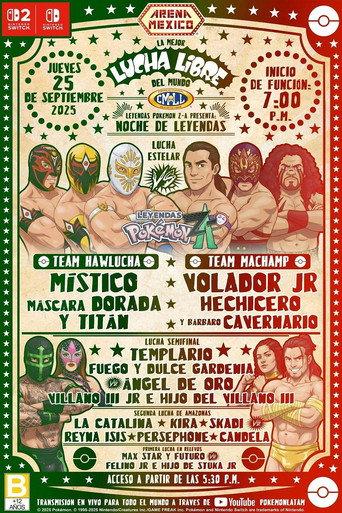 CMLL x Pokémon Legends: Z-A (2025) poster